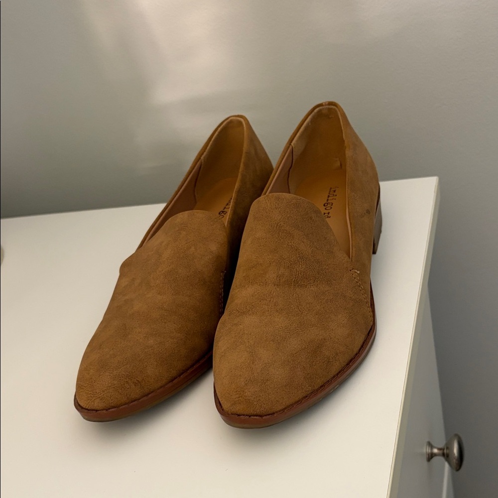 Indigo Rd. Cognac Slip-On Mule Shoes